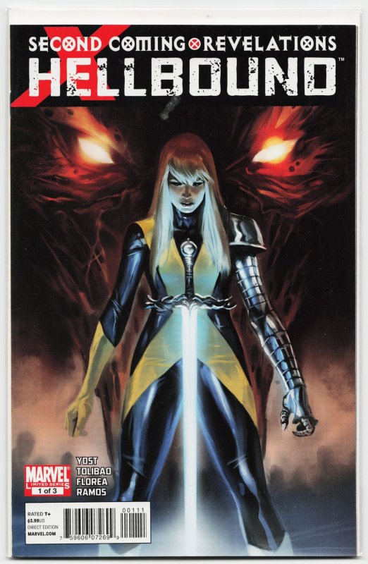 X-Men: Hellbound #1 (Marvel Comics, 2010), raw, ungraded comic book — front cover