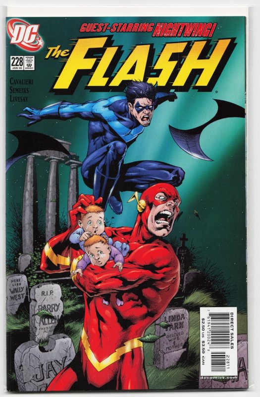 The Flash #228 (DC Comics, 2006), raw, ungraded comic book — front cover