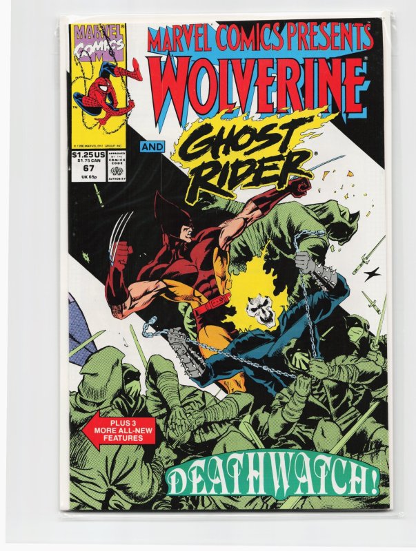 Presents #67 (Marvel Comics, 1991), raw, ungraded comic book — front cover