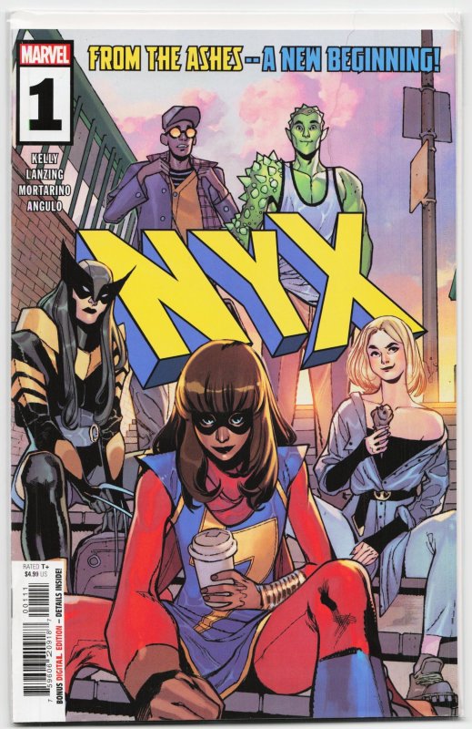 NYX #1 (Marvel Comics, 2024), raw, ungraded comic book — front cover