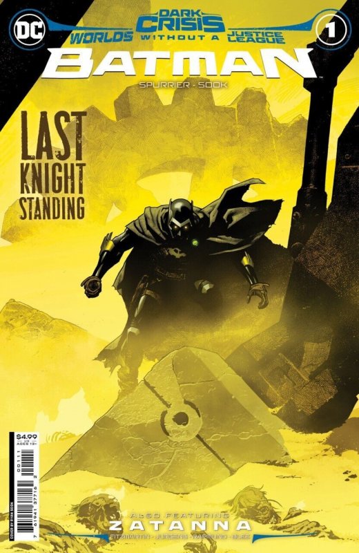 Dark Crisis: Worlds Without a Justice League – Batman #1 (2023), raw comic book in NM condition — front cover