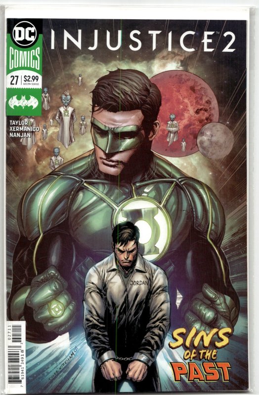 Injustice 2 #27 (DC Comics, 2018), raw, ungraded comic book — front cover