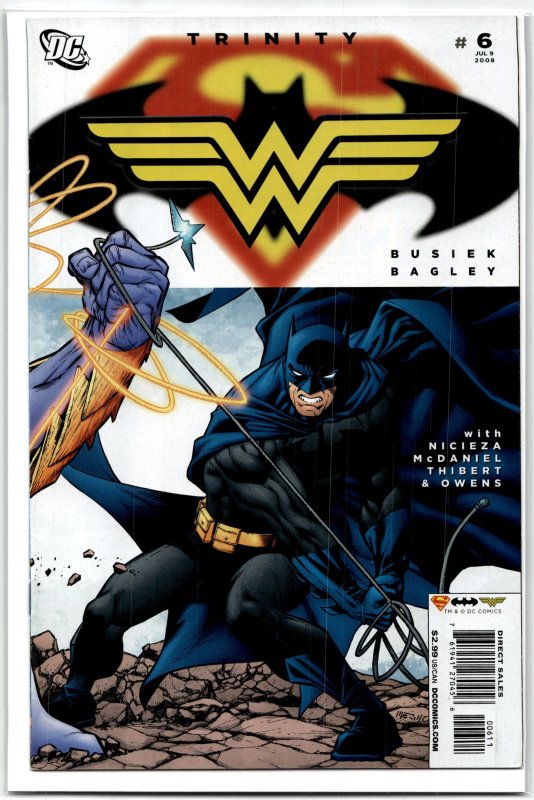 Trinity #6 (DC Comics, 2008), raw, ungraded comic book — front cover