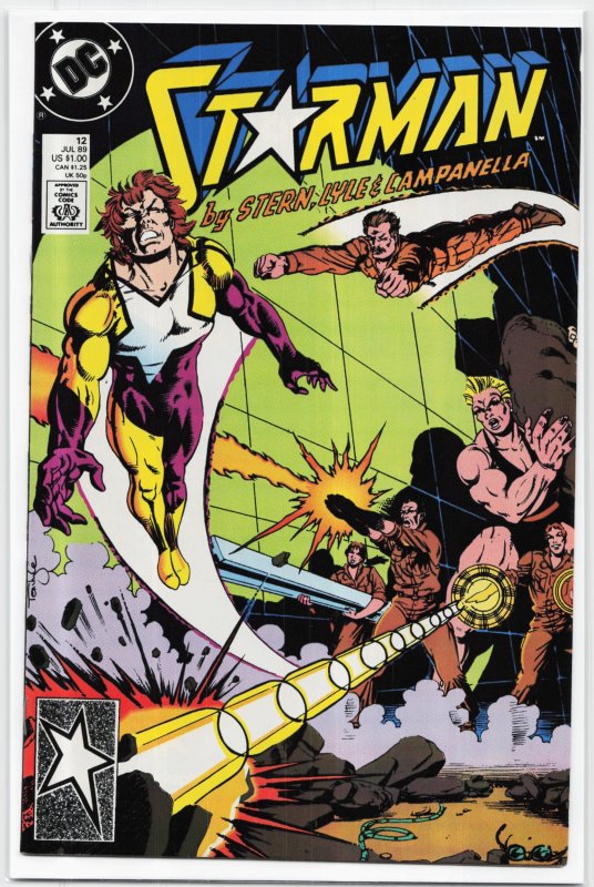 Starman #12 (1989), raw, ungraded comic book — front cover