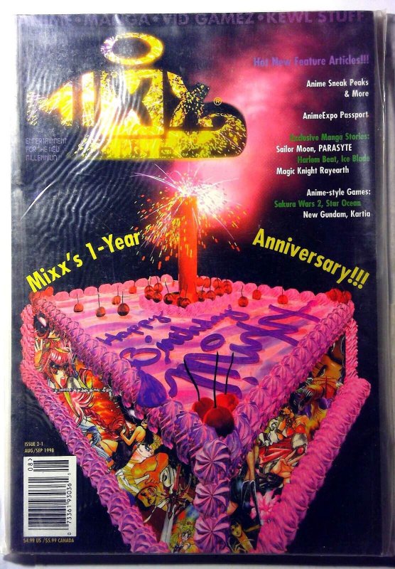 Mixx Zine Vol. 2 #1 (1998), raw, ungraded comic book — front cover