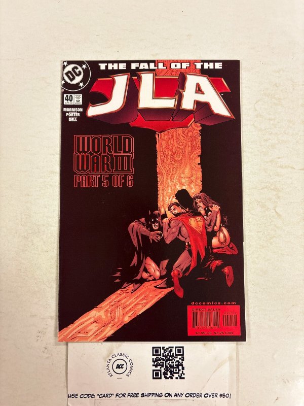 JLA #40 (DC Comics, 2000), raw comic book in NM condition — front cover