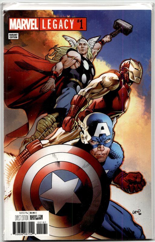 Marvel Legacy Land Cover (2017) (2017), raw, ungraded comic book — front cover