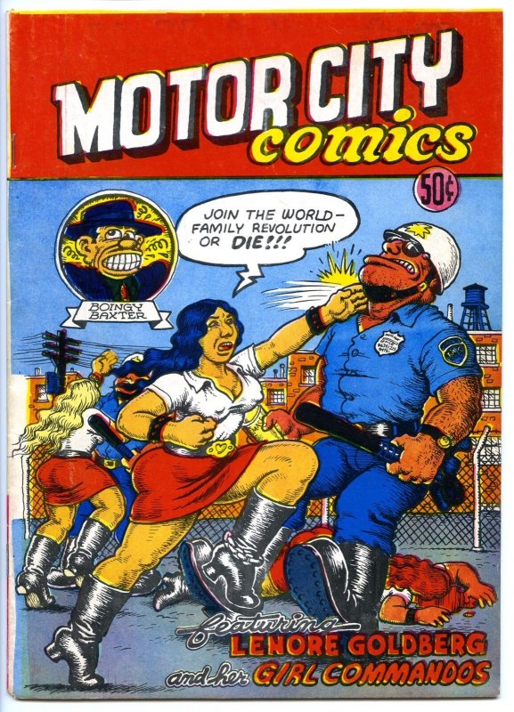 Motor City Comics #1, raw comic book in 7.0 condition — front cover