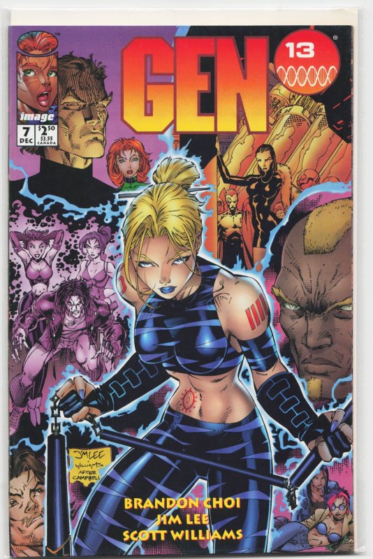 Gen 13 #7 (Image Comics, 1995), raw, ungraded comic book — front cover