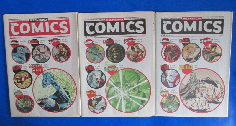 2009 DC Wednesday Comics LOT OF 3! VF #7 8 & 10 Batman Superman Kamandi Deadman (2009), raw comic book in VF condition — front cover