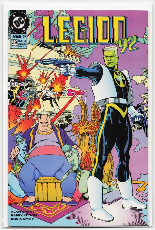 L.e.g.i.o.n #39 (DC Comics, 1992), raw, ungraded comic book — front cover