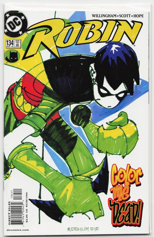 Robin #134 (DC Comics, 2005), raw, ungraded comic book — front cover