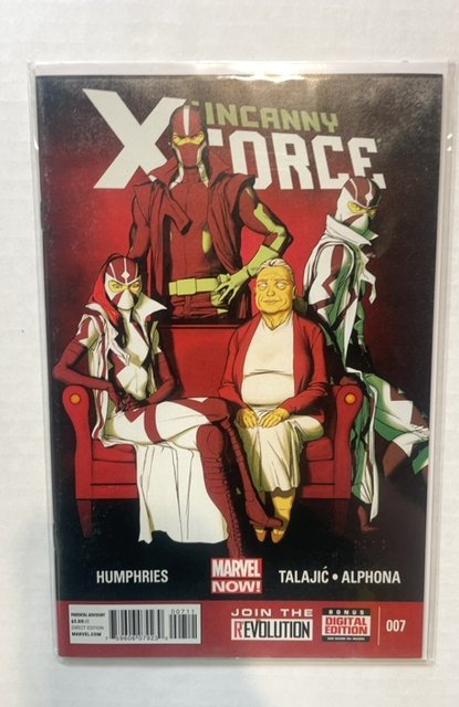 Uncanny X-Force #7 (2013), raw, ungraded comic book — front cover