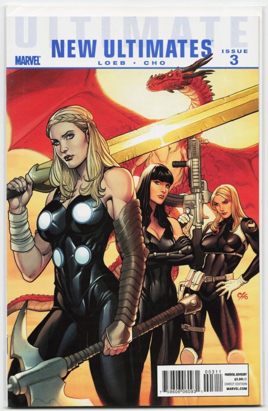 Ultimate New Ultimates #3 (2010), raw, ungraded comic book — front cover