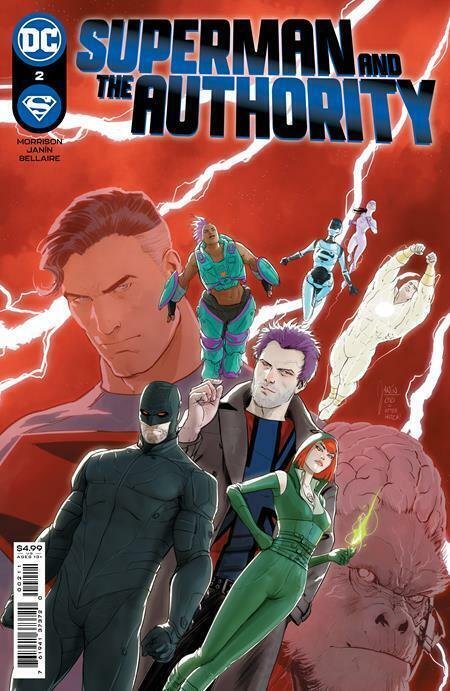 Superman and the Authority #2 (DC Comics, 2021), raw, ungraded comic book — front cover