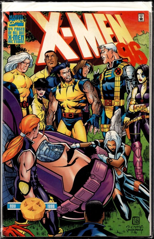 X-Men '96 (1996) X-Men (Marvel Comics, 1996), raw, ungraded comic book — front cover