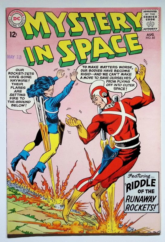 Mystery in Space #85 (DC Comics, 1963), raw, ungraded comic book — front cover
