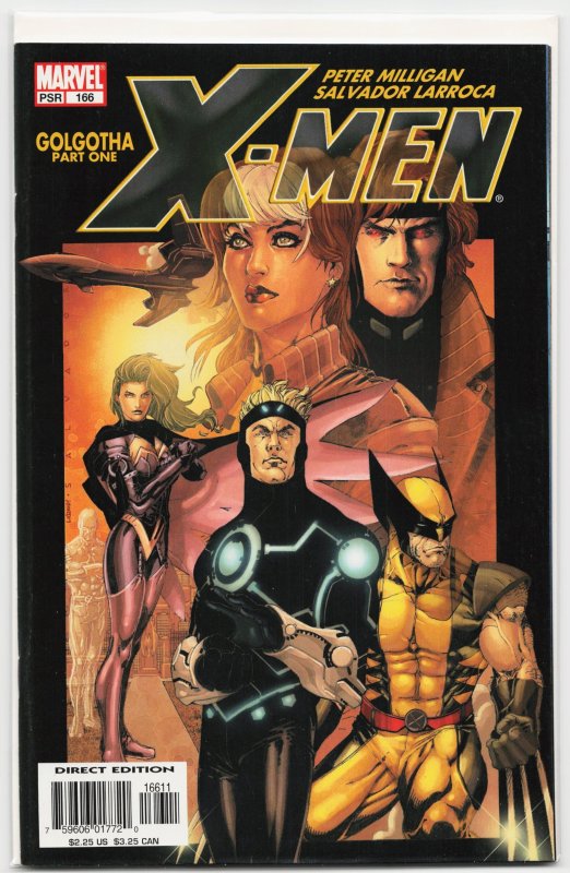 X-Men #166 (Marvel Comics, 2005), raw, ungraded comic book — front cover