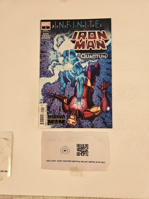 Iron Man Annual #1 (Marvel Comics, 1970), raw comic book in NM condition — front cover