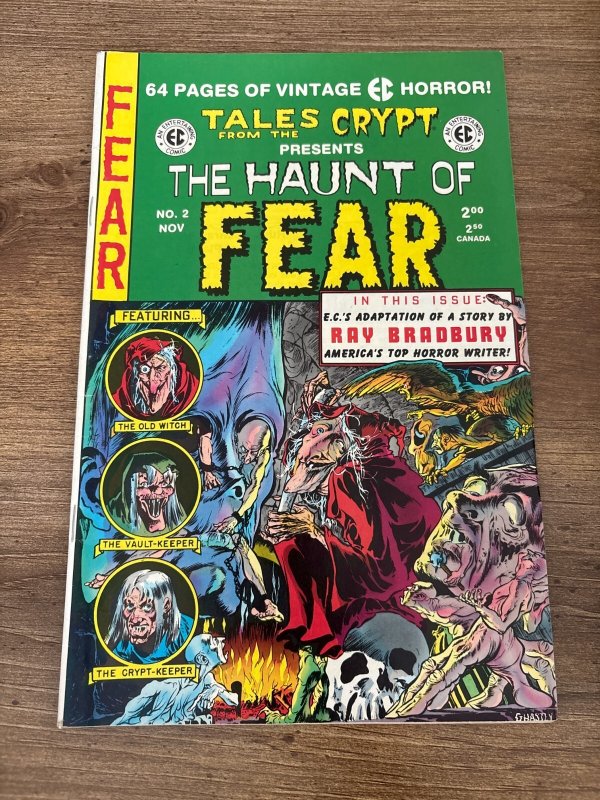 Haunt of Fear #2 (EC Comics, 1991), raw comic book in NM condition — front cover