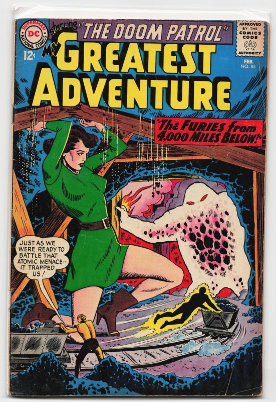 My Greatest Adventure #85 (DC Comics, 1964), raw, ungraded comic book — front cover