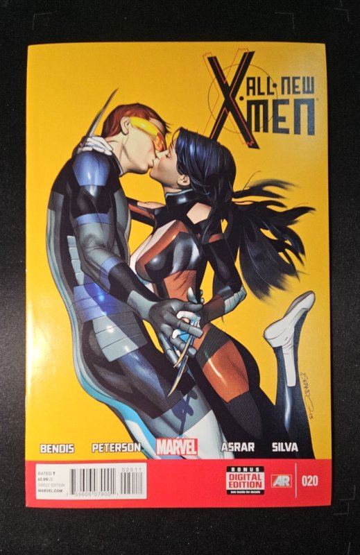 All-New X-Men #20 (Marvel Comics, 2014), raw comic book in NM- condition — front cover