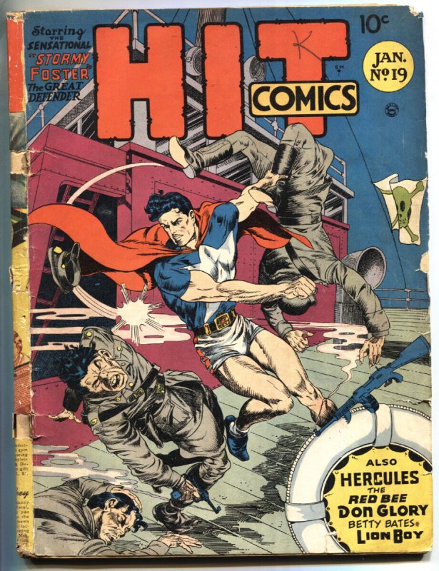Hit #19 - 1942 - Quality - FR - Comic Book (Quality Comics, 1942), raw comic book in FR condition — front cover