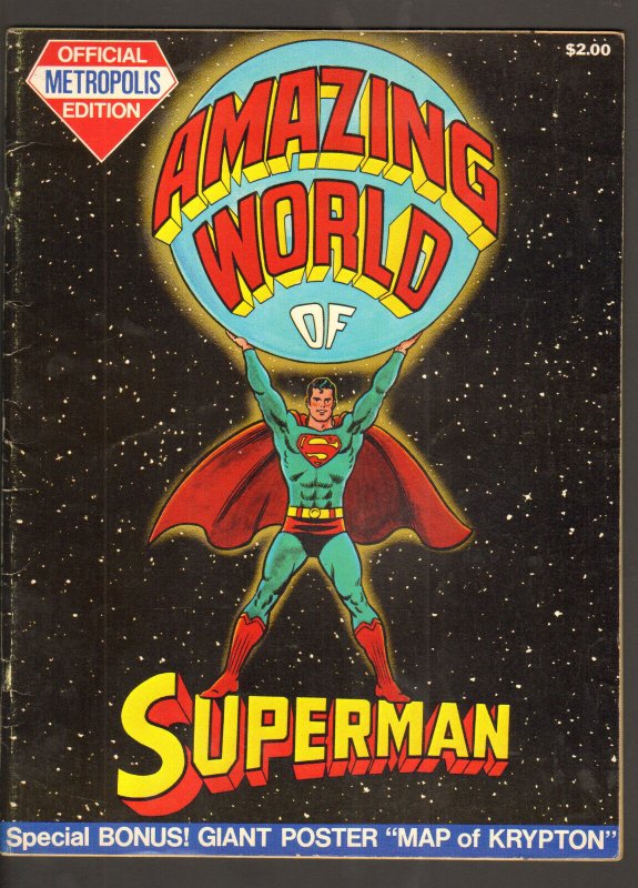 Amazing World of Superman Official Metropolis Edition Treasury Size - Vf/fn - WH, raw comic book in VF condition — front cover