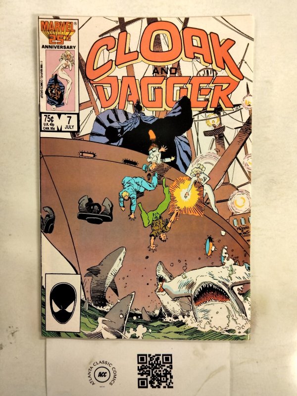 Cloak and Dagger #7 (Marvel Comics), raw comic book in NM condition — front cover
