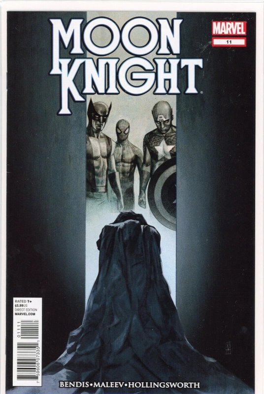 Moon Knight #11 (Marvel Comics, 2012), raw comic book in NM 9.4 condition — front cover