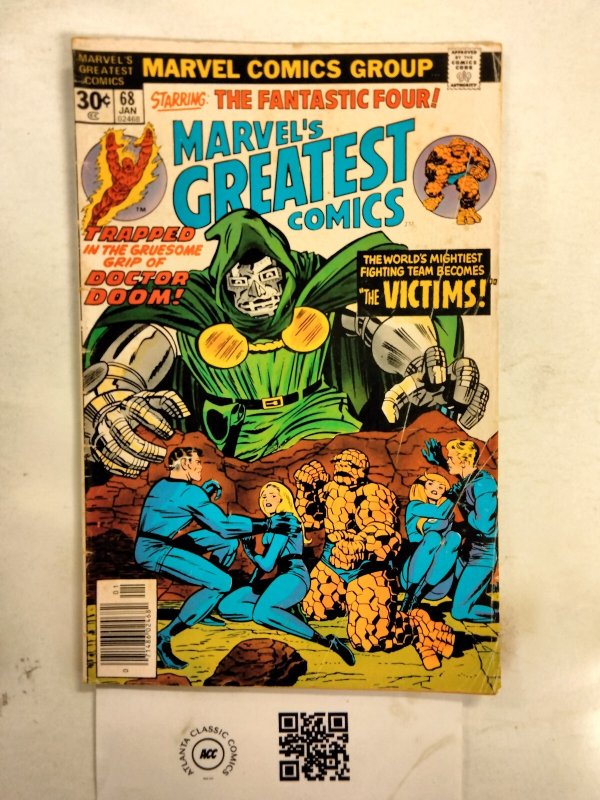 Marvel's Greatest Comics #68 (Marvel Comics), raw comic book in VG condition — front cover