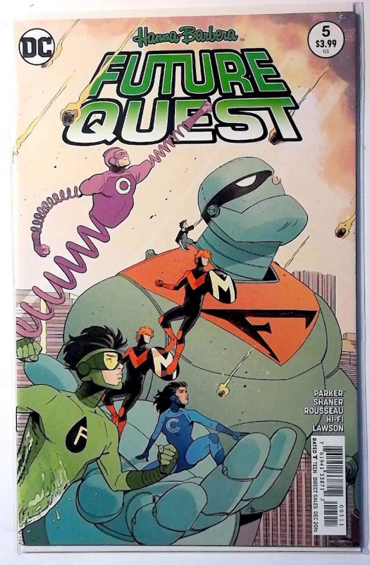 Future Quest #5 (DC Comics, 2016), raw, ungraded comic book — front cover