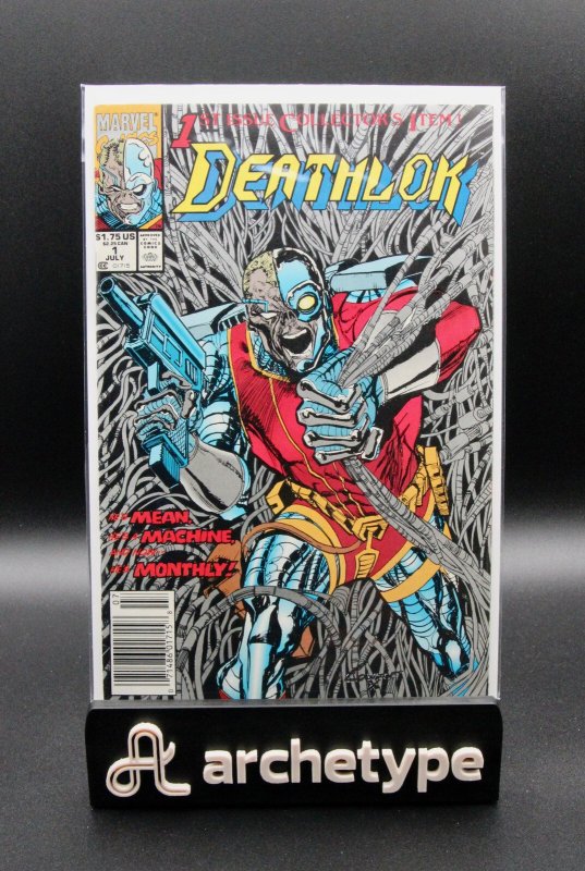 Deathlok #1 (Marvel Comics, 1991), raw, ungraded comic book — front cover