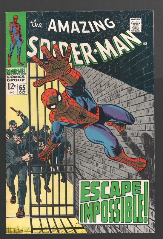 Amazing Spider-Man #65 (Marvel Comics, 2021), raw comic book in 7.5 condition — front cover