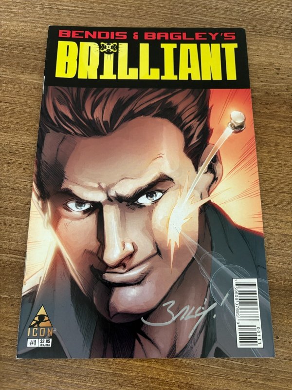 Brilliant #1, raw comic book in VF/NM condition — front cover