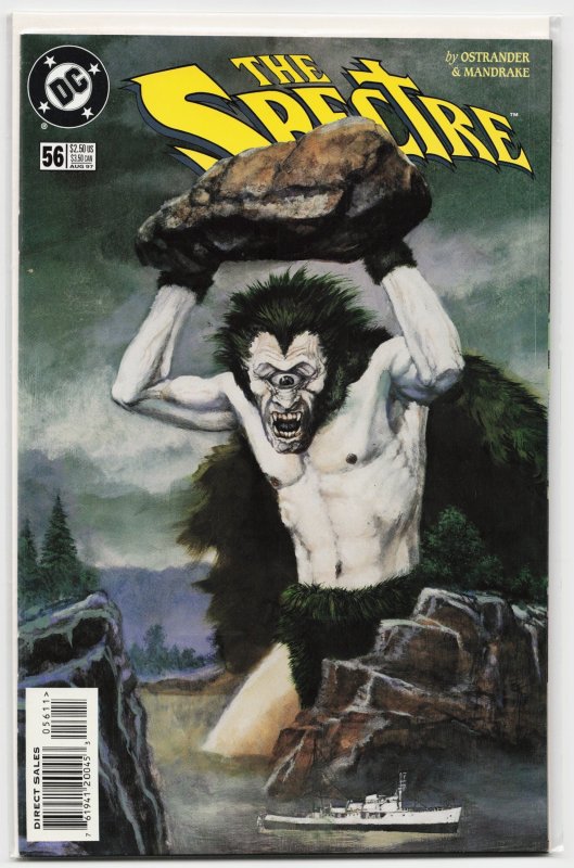 The Spectre #56 (1997), raw, ungraded comic book — front cover