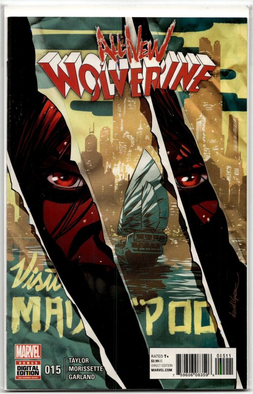 All-New Wolverine #15 (Marvel Comics, 2017), raw, ungraded comic book — front cover