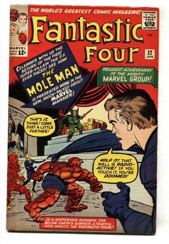Fantastic Four #22 - 1964 - Marvel - FN - Comic Book (Marvel Comics, 1964), raw comic book in FN condition — front cover