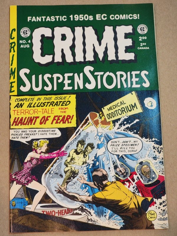 Crime SuspenStories #4 (EC Comics, 1998), raw, ungraded comic book — front cover