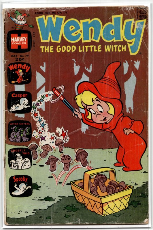 Wendy, the Good Little Witch #78 (1973), raw, ungraded comic book — front cover