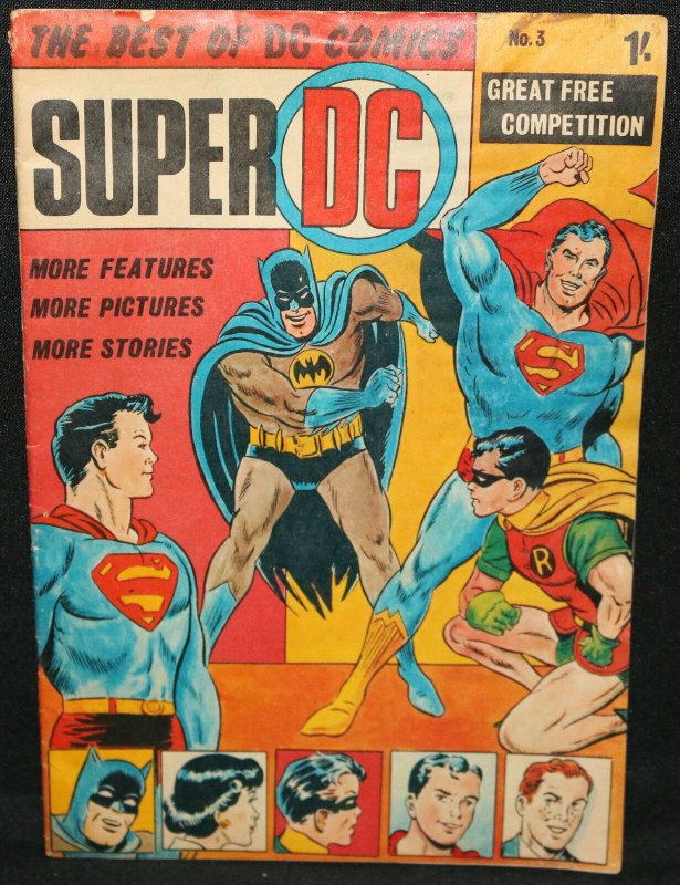 Super DC #3 (1969), raw comic book in 3.0 condition — front cover