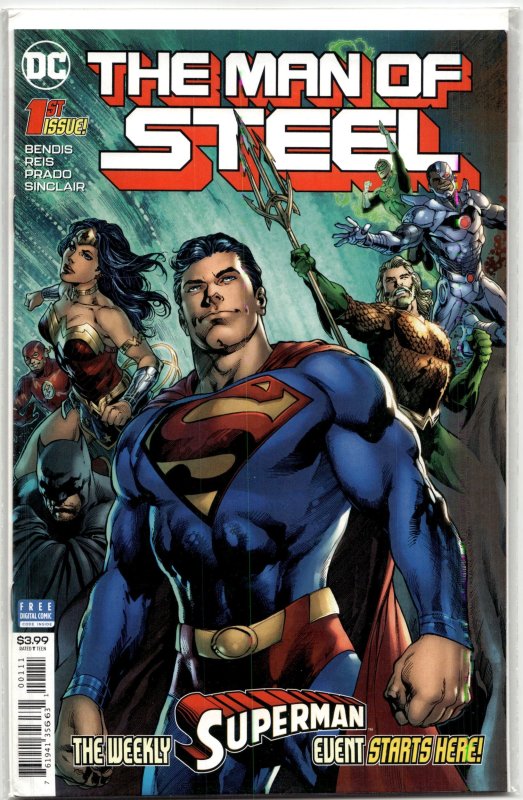 The Man of Steel #1 (DC Comics, 2018), raw, ungraded comic book — front cover
