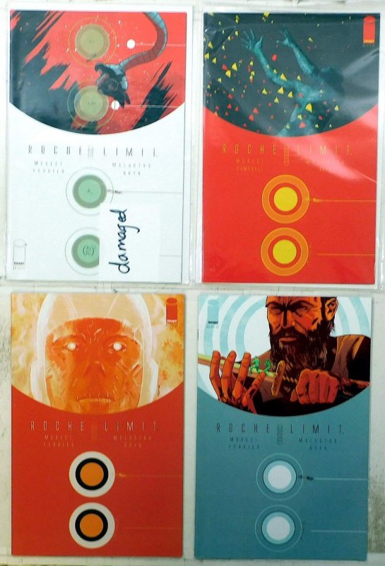 Roche Limit Lot of 4 #1, 2, 3, 4 (2014) Image Comics 1st Print Comic Books (Image Comics, 2014), raw, ungraded comic book — front cover