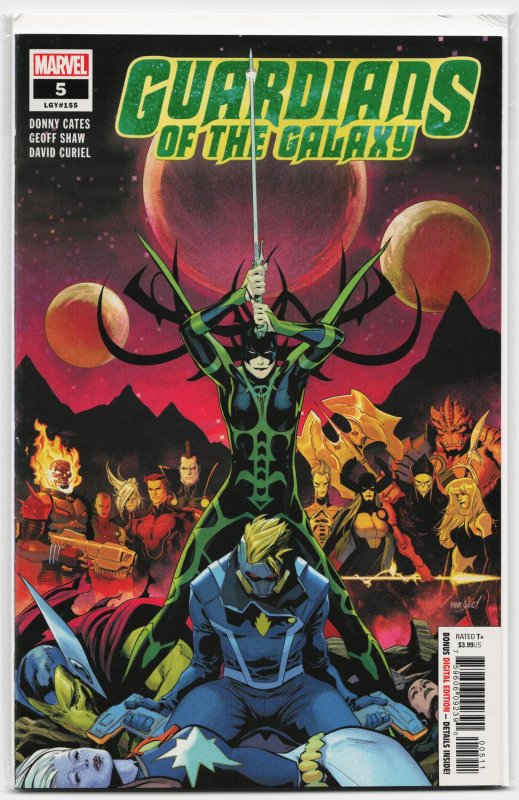 Guardians of the Galaxy #5 (Marvel Comics, 2019), raw, ungraded comic book — front cover