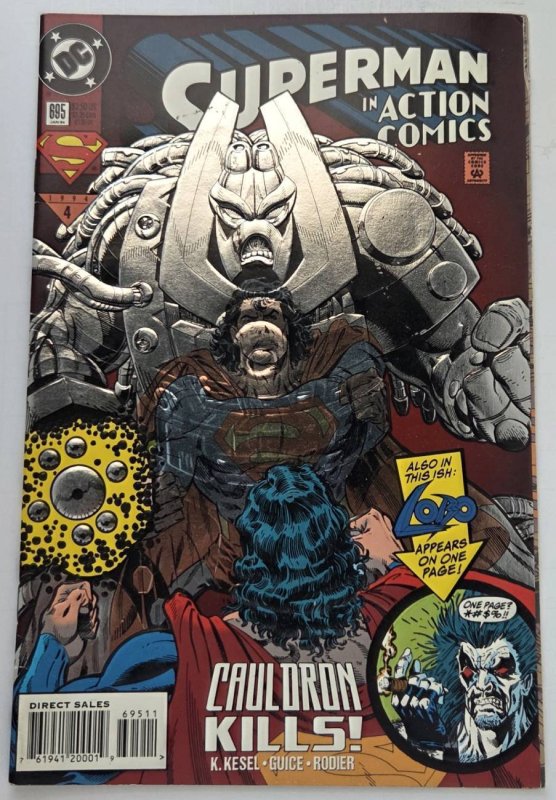 Action Comics #695 (DC Comics, 1994), raw, ungraded comic book — front cover