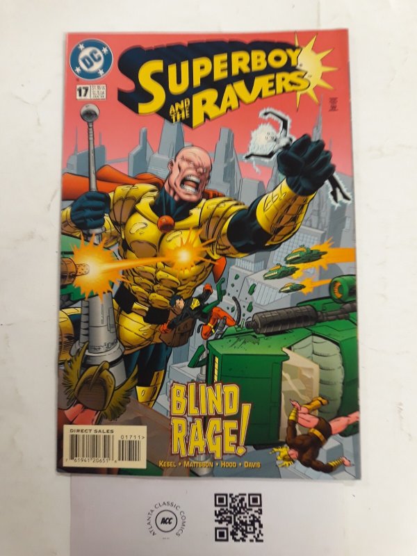 Superboy and the Ravers #17 (DC Comics), raw comic book in NM condition — front cover