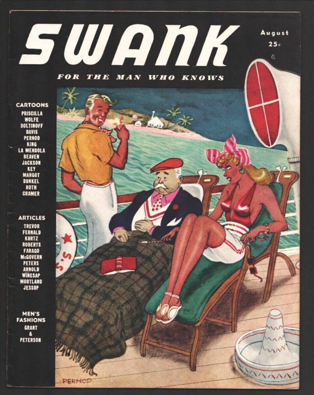Swank #1, raw, ungraded comic book — front cover