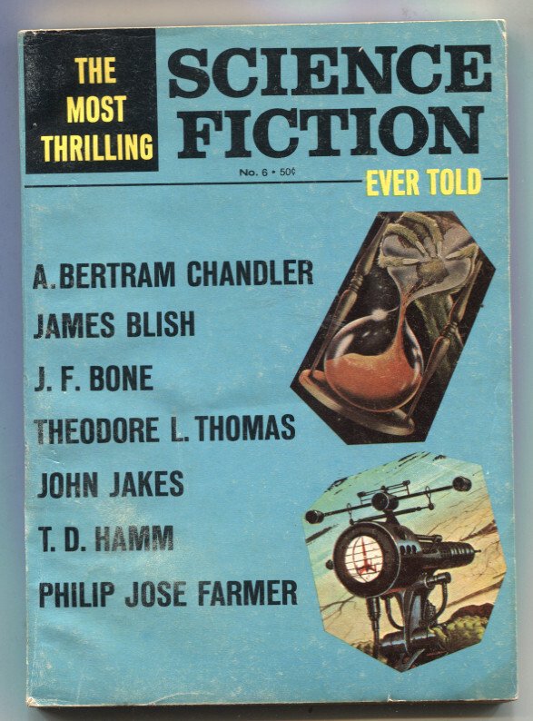 Most Thrilling Science Fiction Ever Told #6, raw, ungraded comic book — front cover