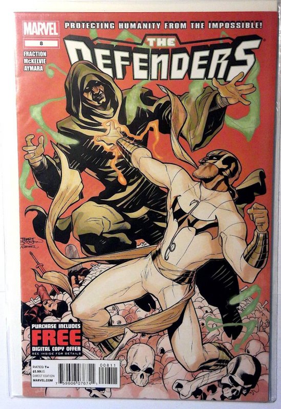 Defenders #8 (Marvel Comics, 2012), raw, ungraded comic book — front cover