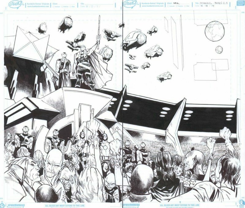 Incoming Block U 2.3 - Skrulls DPS - 2020 art by Humberto Ramos (2020), raw comic book in 2.3 condition — front cover